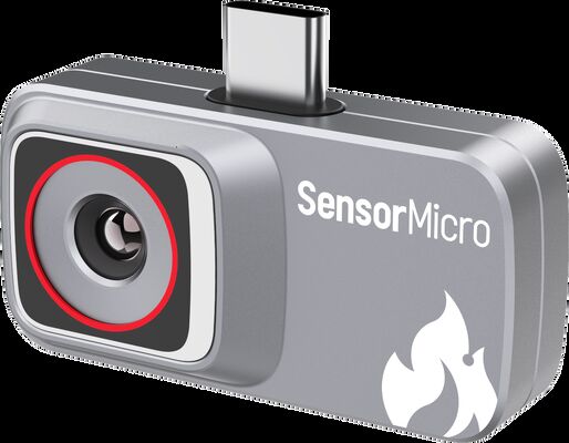 Smartphone-connected Uncooled 256×192/12μm Thermal Camera for Electrical Hotspots and Mobile Applications