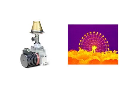 HgCdTe Cooled IR Detector MWIR 1280x1024 12μm Integrated Dewar Cooler Assembly