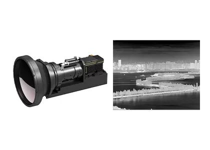 ماژول حرارتی خنک شده 640x512 / 15μm با لنز زوم مداوم 60 ~ 240mm / F4