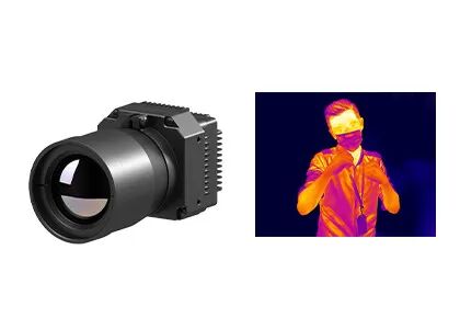 ماژول دوربین حرارتی VOx با وضوح بالا بدون سرد شدن LWIR 1280x1024 / 12μm