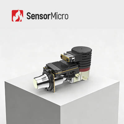 هسته دوربین مادون قرمز MWIR FPA خنک شده با وضوح 320x256 و لنز 55 میلی متری برای تصویربرداری گاز نوری