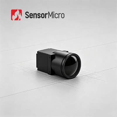 هسته دوربین تصویربرداری حرارتی LWIR بدون خنک شدن با وضوح 1280x1024 و پیچ پیکسل 12μm