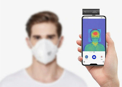 CB360 مصرف برق کم 120x90 / 17μm دوربین دوربین حرارتی برای اندازه گیری دمای بدن انسان